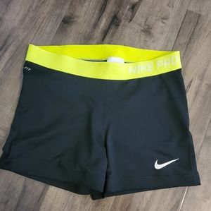 Nike pro women's shorts